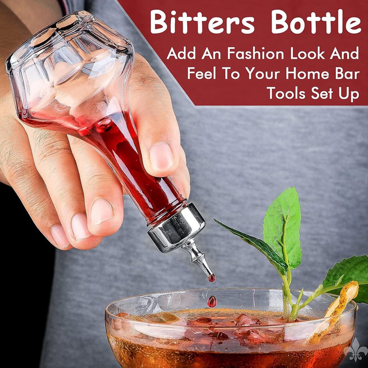 Bitters Bottle Set - طقم زجاجات A75K مكون من 6