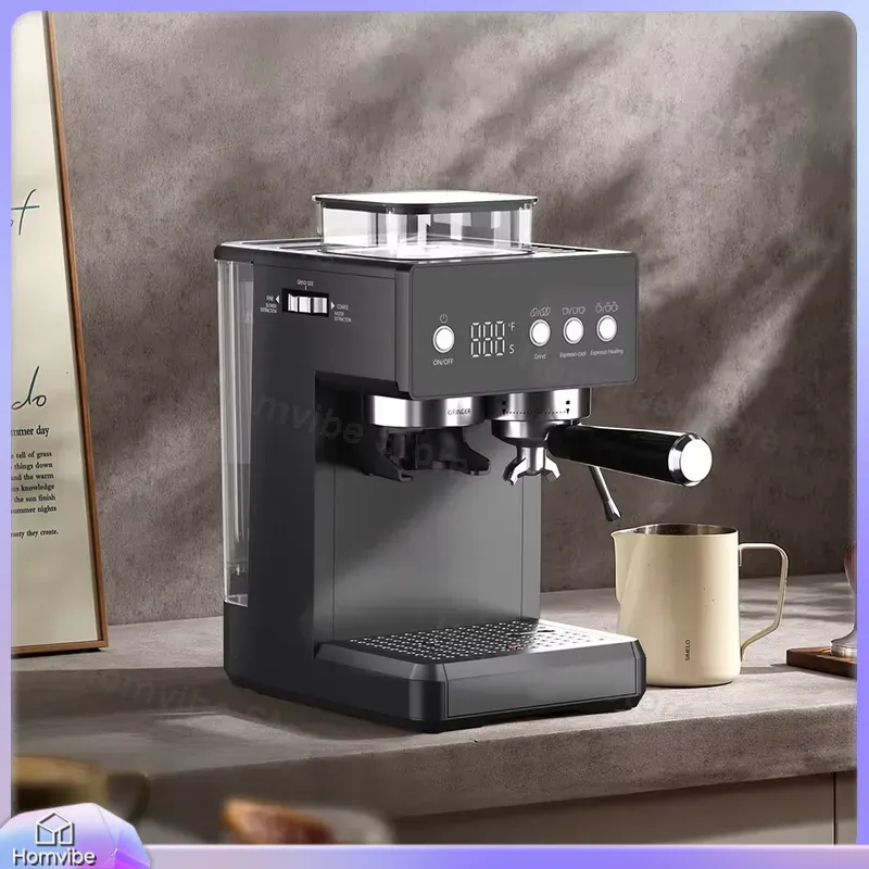 Home Barista - ماكينة إسبريسو شبه أوتوماتيكية 3 في