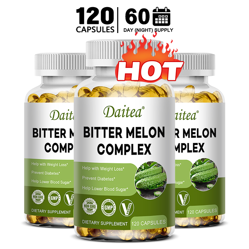 Bitters Bottle Set - كبسولات مستخلص البطيخ المر الطبيعية من