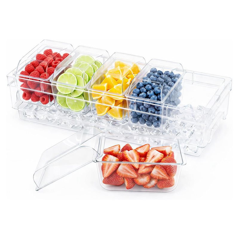 حاويات التوابل المبردة A25F، ط - مراجعة Garnish Tray Set وسعره