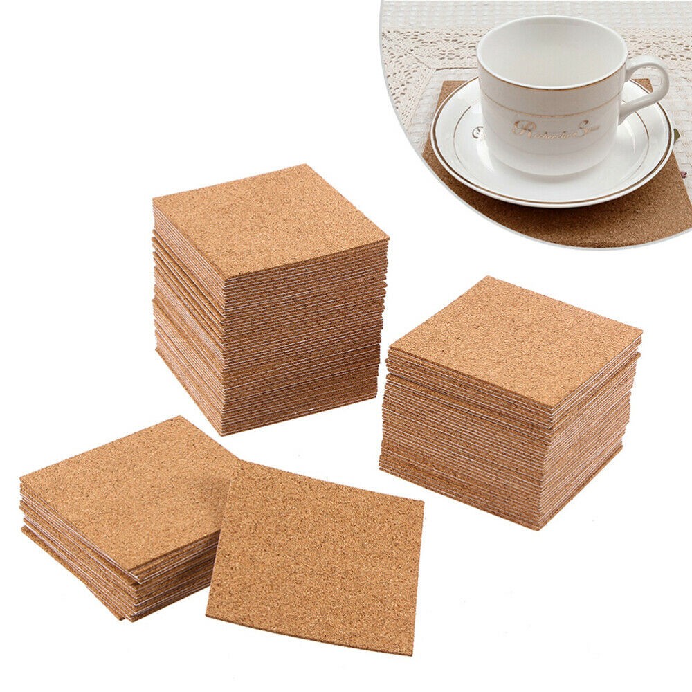 10 قطعة الوقايات الفلين مربع ا - مراجعة Home Bar Supplies وسعره