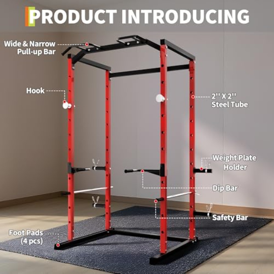 قفص تمارين قوي مع قضيب سحب، رف - مراجعة Home Bar And Gym وسعره