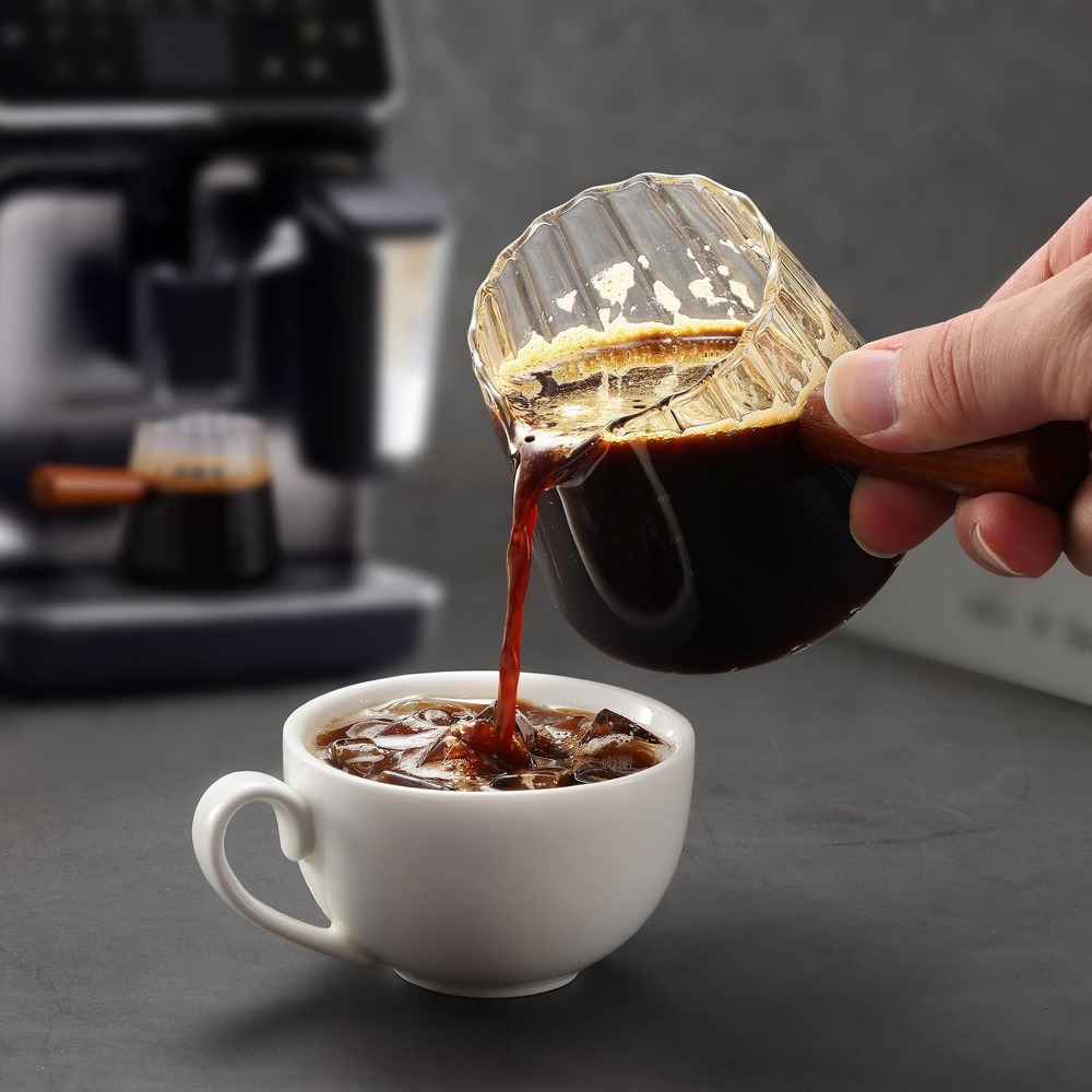 أكواب قياس للإسبريسو بفوهة على - مراجعة Home Barista وسعره