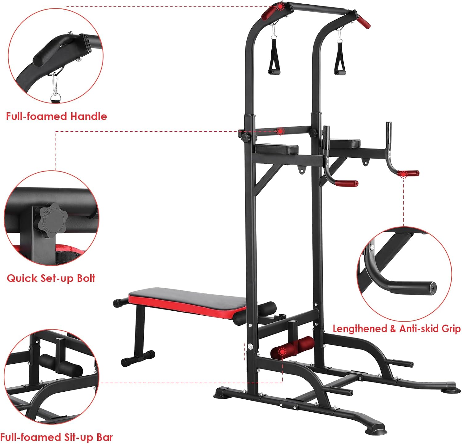 برج تمارين رياضية مع مقعد، وعم - مراجعة Home Bar And Gym وسعره