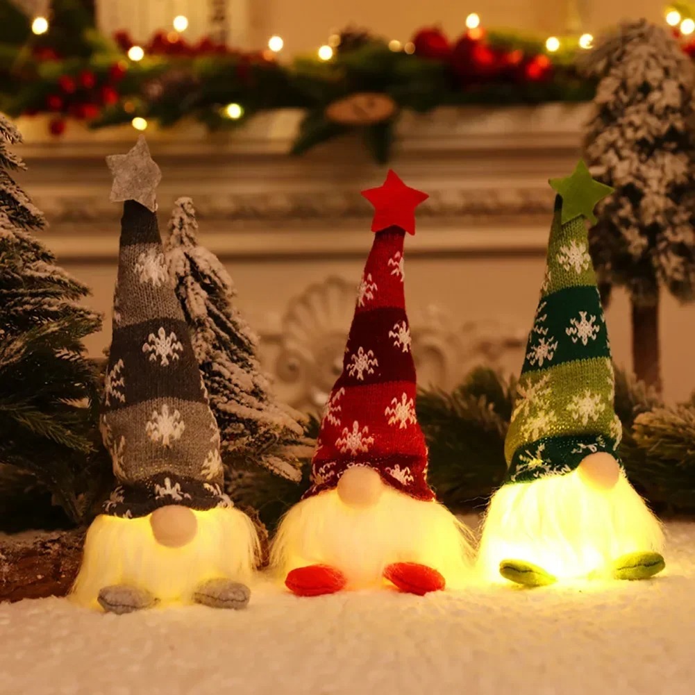 LED عيد الميلاد جنوم دمية مجهو - مراجعة Home Bargains وسعره