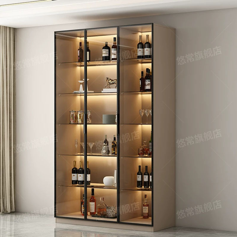 خزانة بار عصرية بتصميم أنيق، ر - مراجعة Home Bar Shelves وسعره
