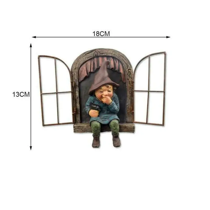 شقي حديقة تمثال قزم الخروج شجر - مراجعة Home Bargains وسعره