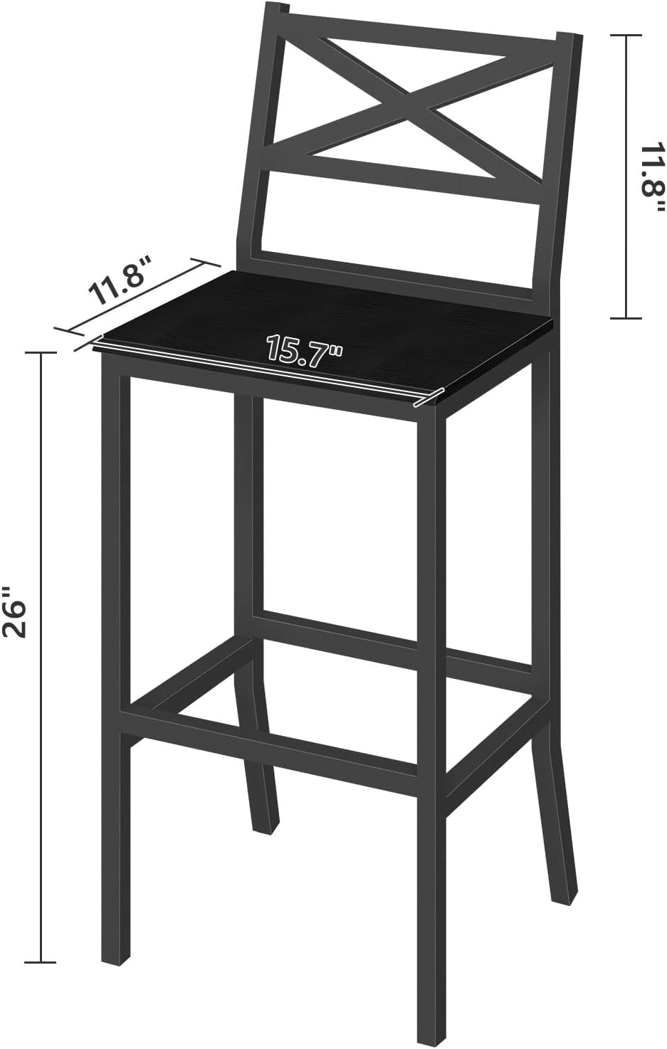 كراسي بار، مجموعة من 2 كرسي با - مراجعة Home Bar Stools وسعره
