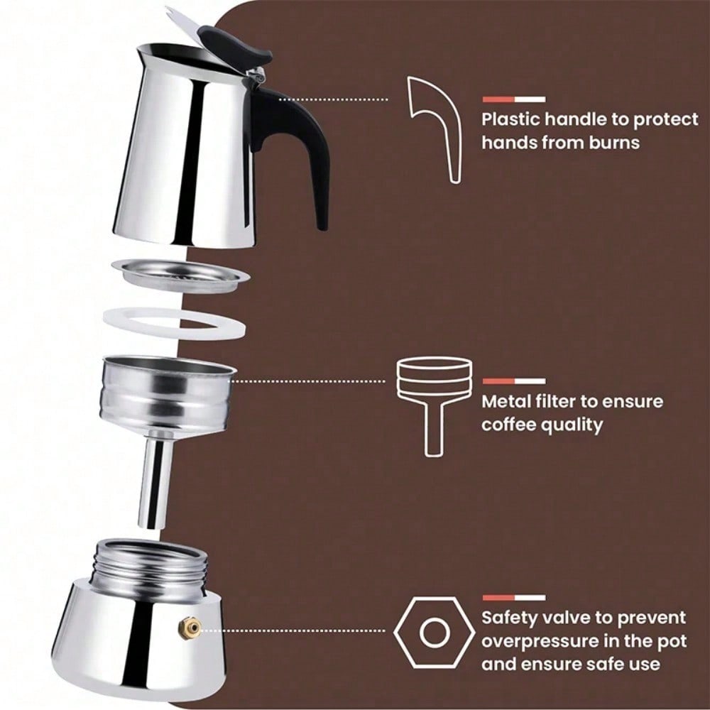 12 كوب صانع القهوة الفولاذ الم - مراجعة Home Barista وسعره