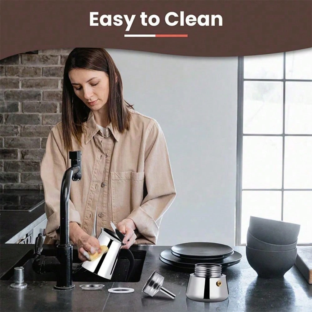 12 كوب صانع القهوة الفولاذ الم - مراجعة Home Barista وسعره