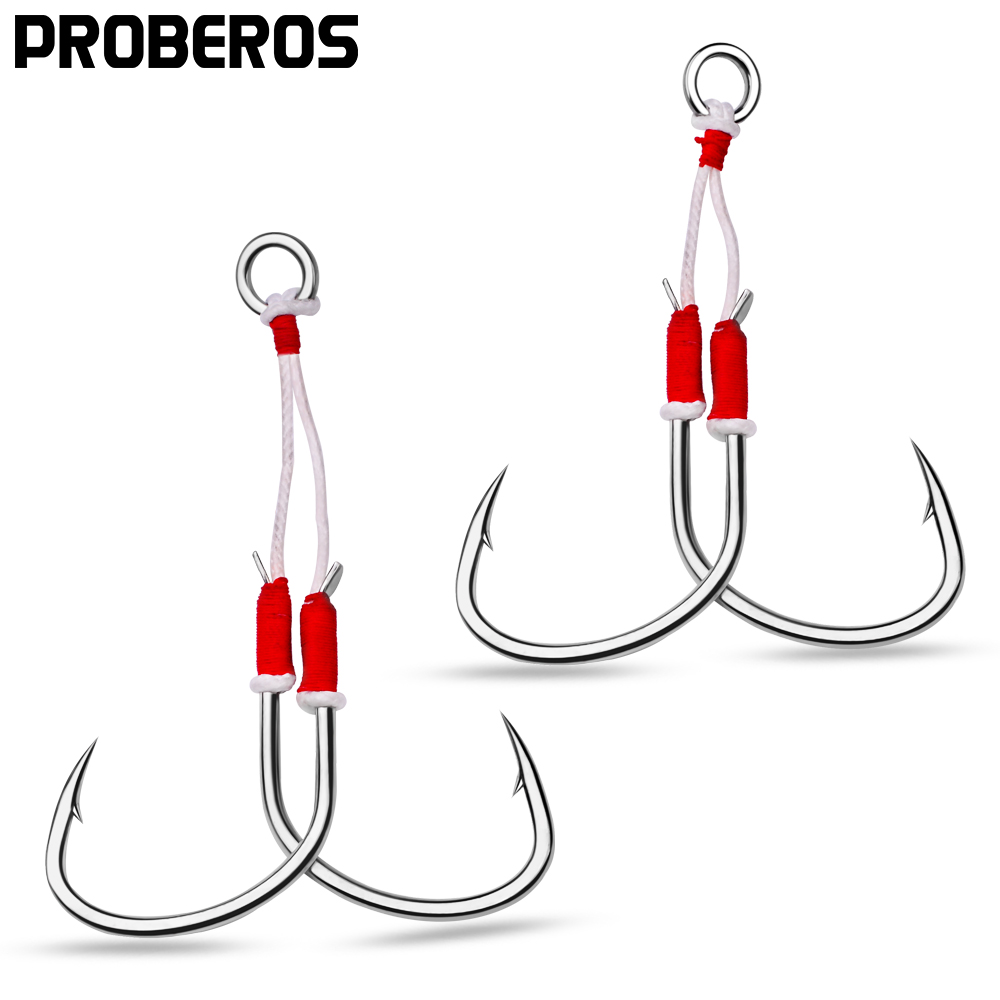 PROBEROS 2 قطعة خطافات مساعدة  - مراجعة Jigger Double Sided وسعره