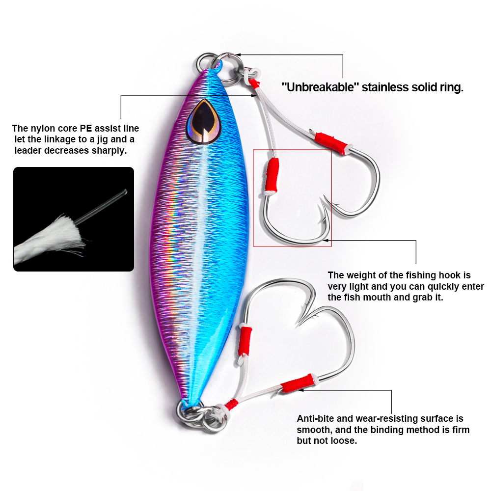 PROBEROS 2 قطعة خطافات مساعدة  - مراجعة Jigger Double Sided وسعره