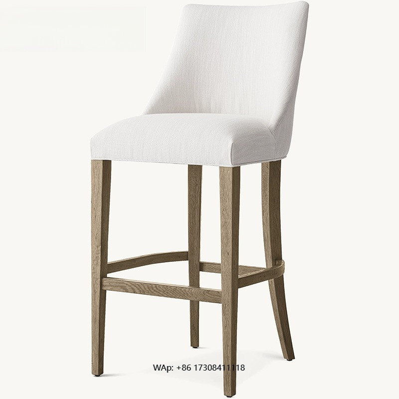 كرسي بار فاخر من الخشب الصلب،  - مراجعة Home Bar Stools وسعره
