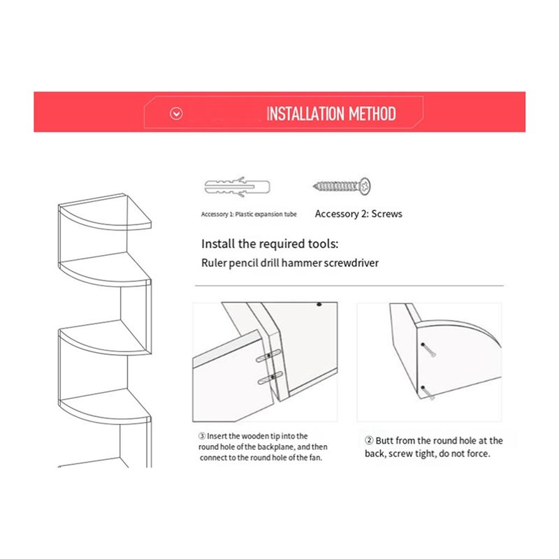 رف زاوية ABUL-Corner بدون ثقب، - مراجعة Home Bar Shelves وسعره