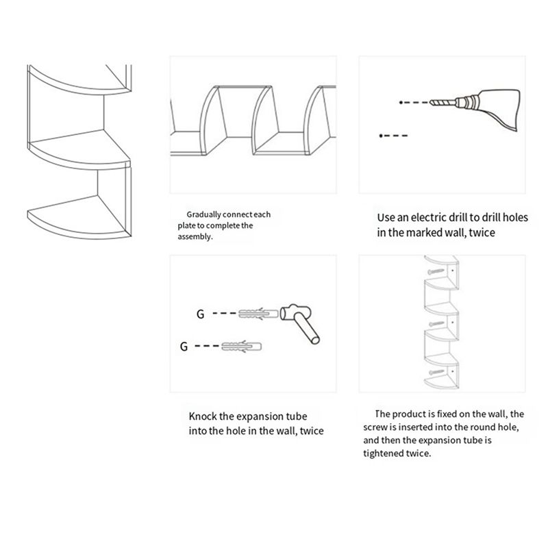 رف زاوية ABUL-Corner بدون ثقب، - مراجعة Home Bar Shelves وسعره