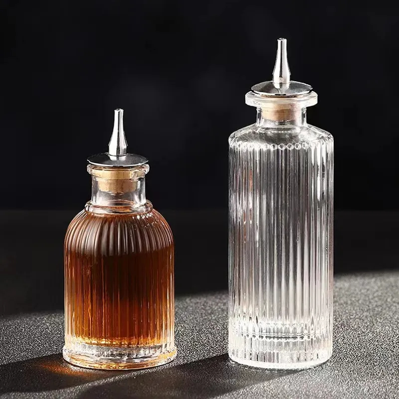زجاجات مرير الكوكتيل مع غطاء ز - مراجعة Bitters Bottle Set وسعره