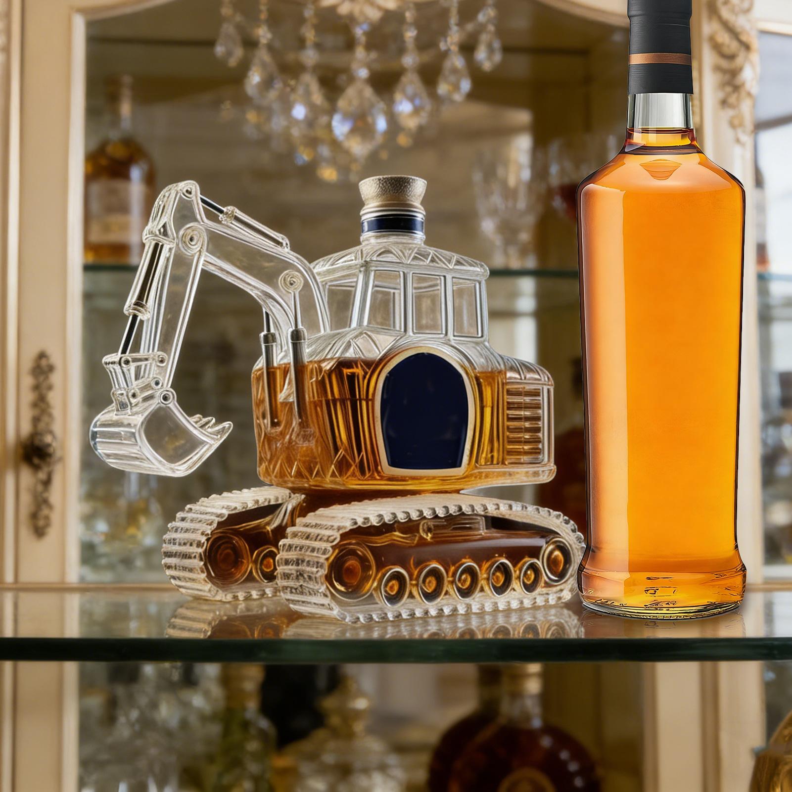 قارورة ويسكي على شكل حفارة ثقي - مراجعة Home Bar Supplies وسعره