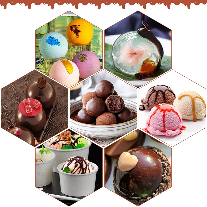 6 تجاويف نصف دائرة قوالب السيل - مراجعة Ice Mold Sphere وسعره
