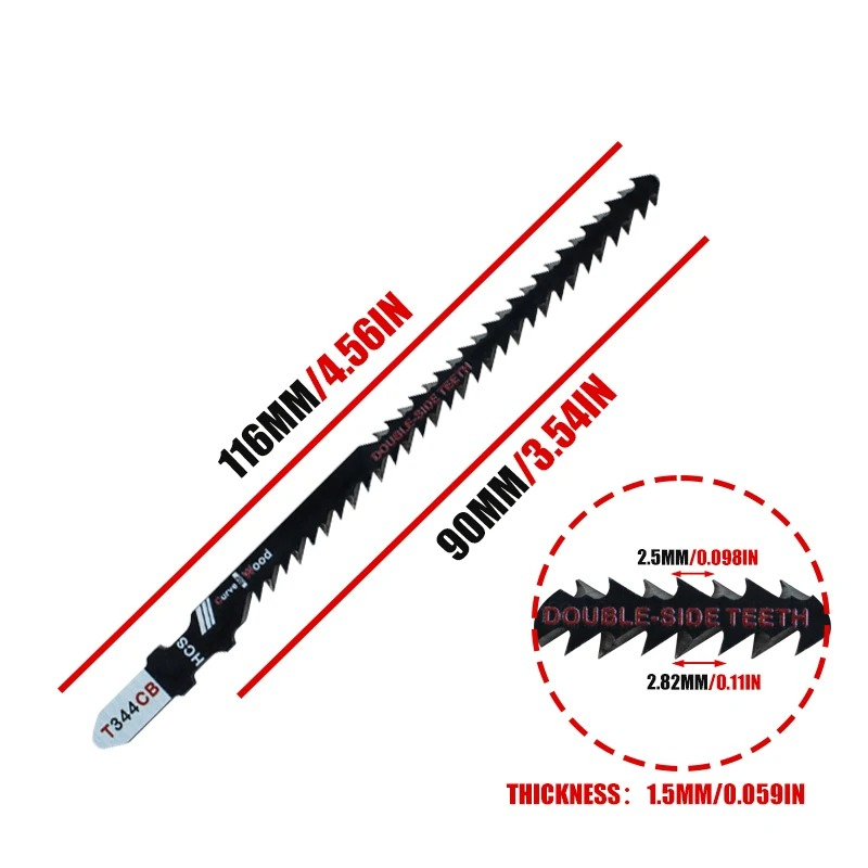 شفرات منشار مزدوجة الجوانب 4/8 - مراجعة Jigger Double Sided وسعره